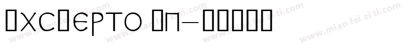Exsverto Sp字体转换